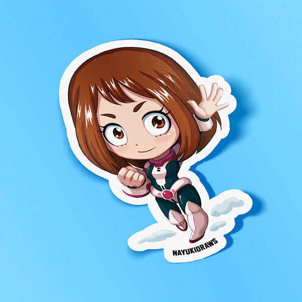 Uraraka Vinyl Sticker - nayukidraws