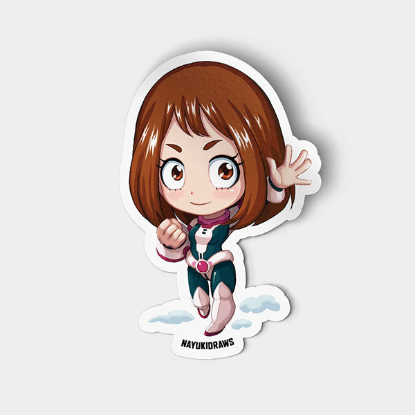 Uraraka Vinyl Sticker - nayukidraws