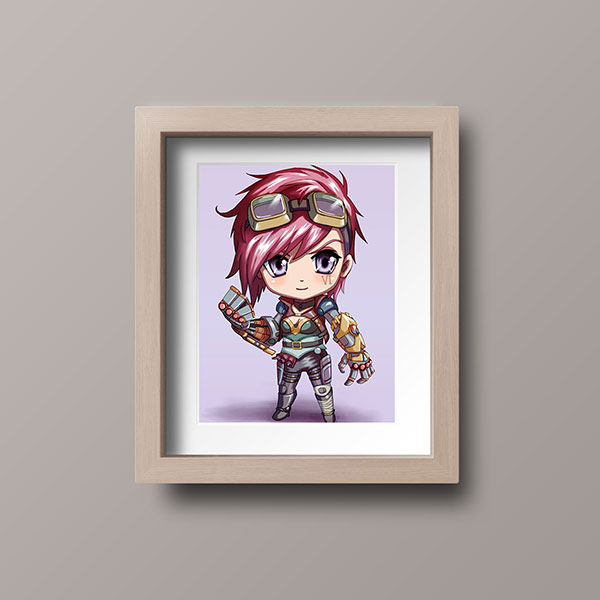 Vi Chibi Mini Print - nayukidraws