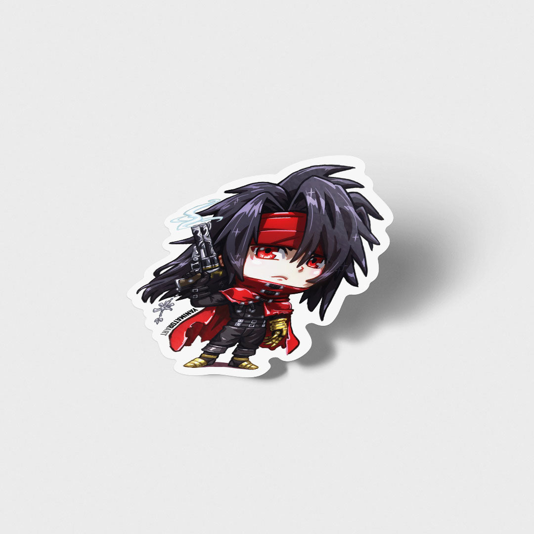 Vincent Valentine Vinyl Sticker