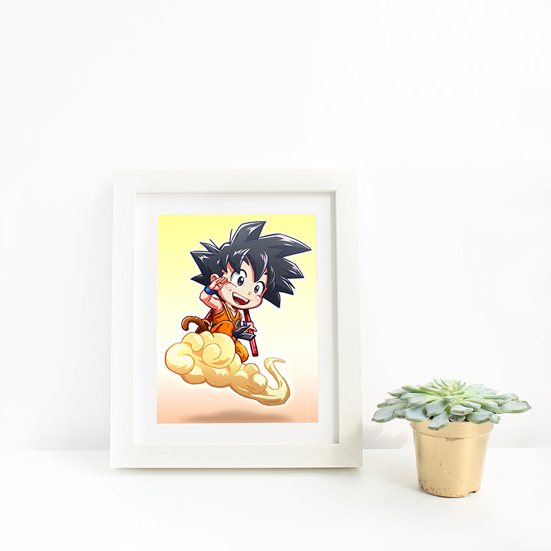 Young Goku Mini Print