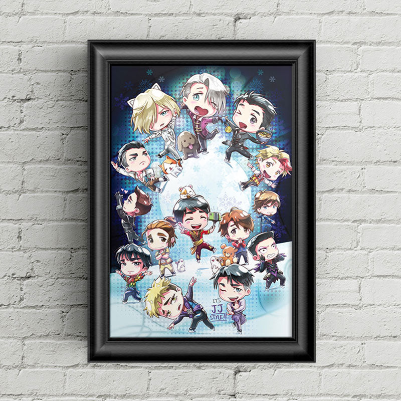 Yuri Chibi Poster Print