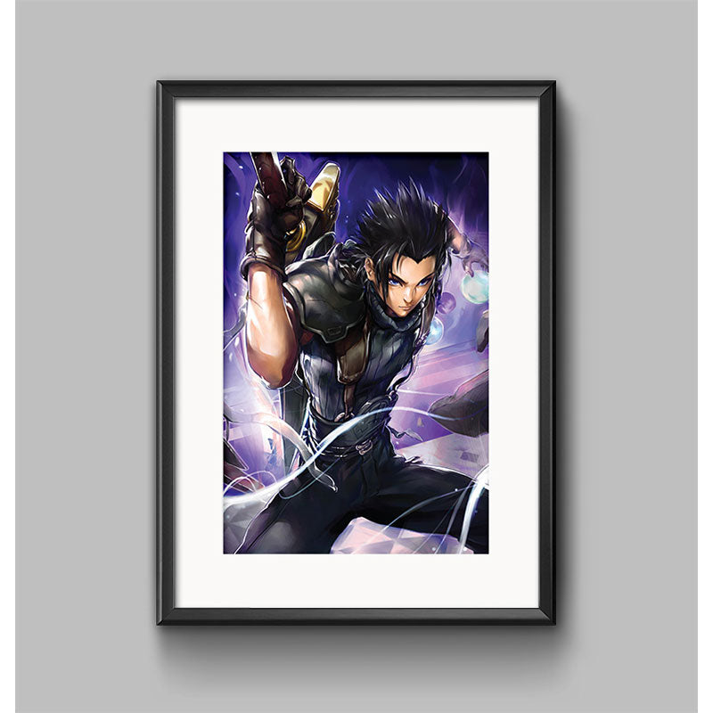 Zack Fair FF7 Poster Print