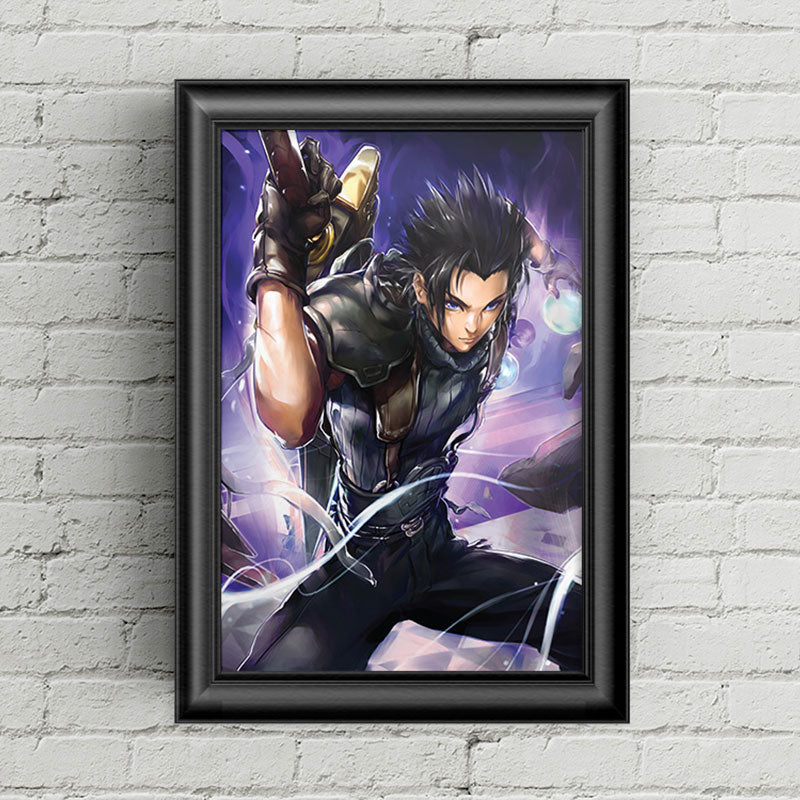 Zack Fair FF7 Poster Print