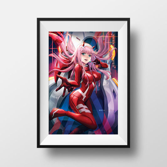 Zero Two Poster Print